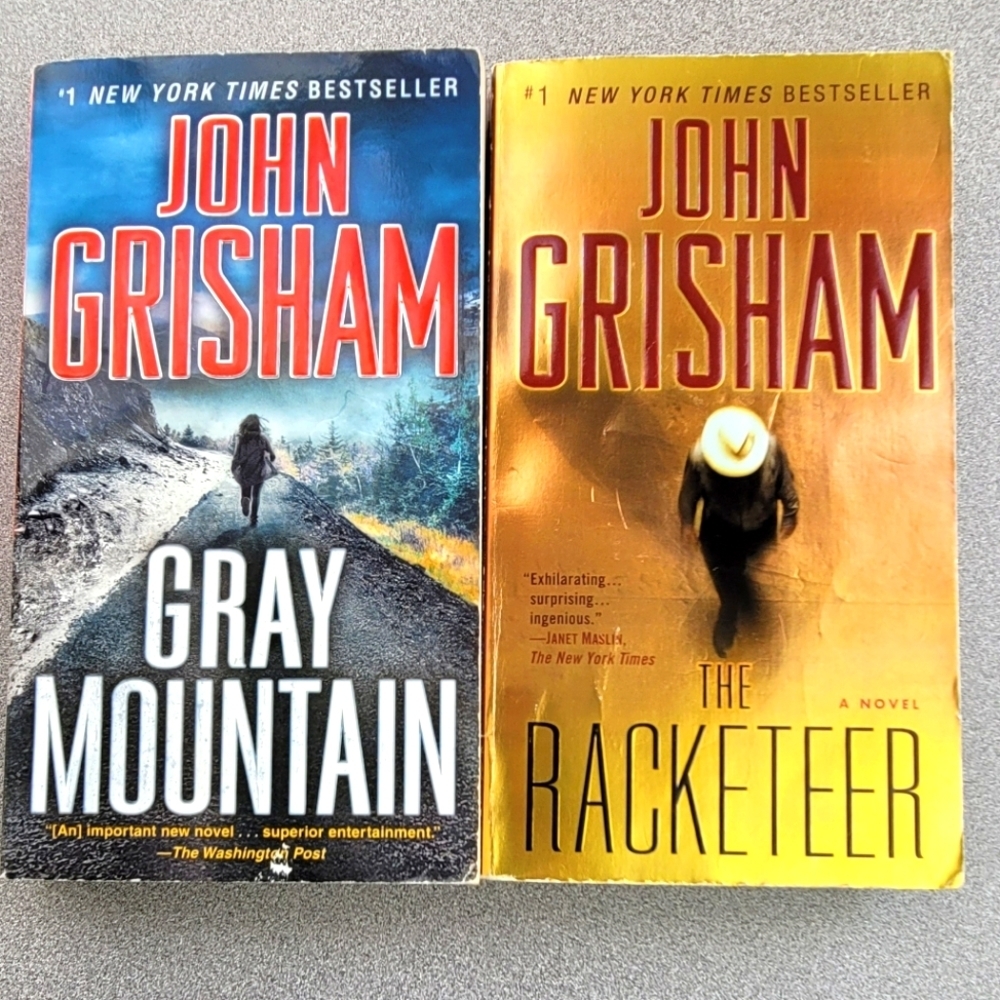 John‎ Grisham books Gray Mountain AND John Grisham The Racketeer